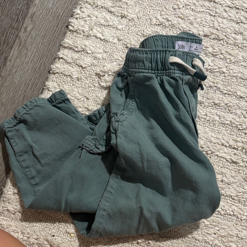 Zara Kids Green Pants